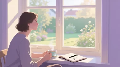 Schnell wieder motiviert mit Tee und Notizbuch im sanften Morgenlicht
